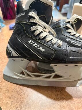 CCM Black and White Ice Hockey Skates